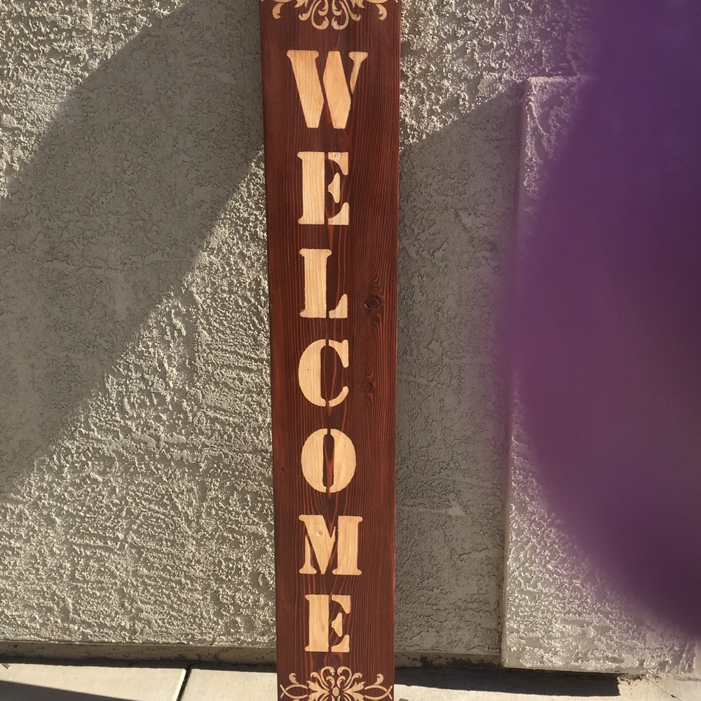 Welcome sign